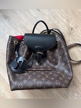 Design Inspired Brown Backpack